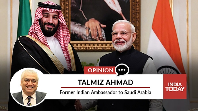 Saudi Arabia's Crown Prince and PM Modi photographed in Riyadh in 2019. (Photo: AFP/India Today) 